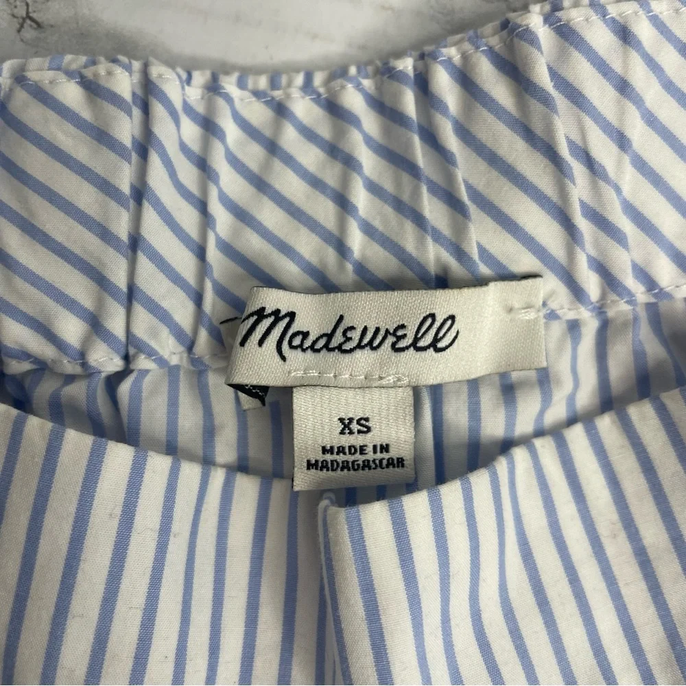 🌸MADEWELL* Off The Shoulder Stripe Blouse - Picture 4 of 7